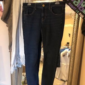 American Eagle dark wash jeggings